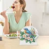 Acrylic Bird On Branch Diamond Painting Napkin Rack Decor for Home Office Decor