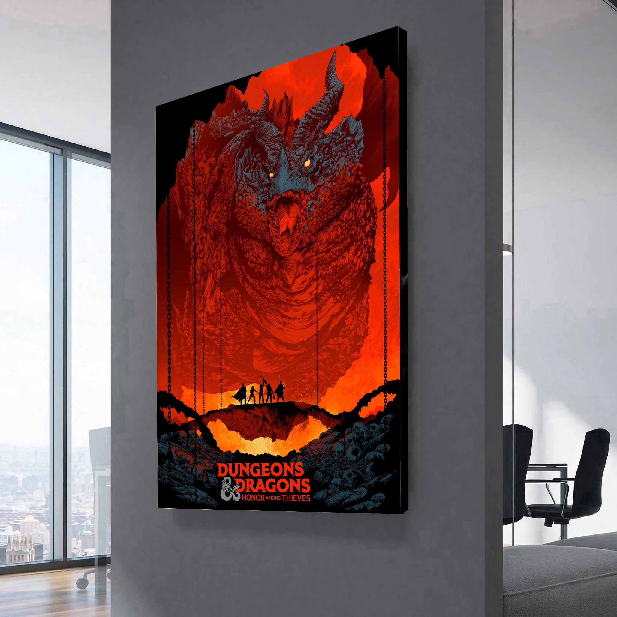 Dungeons & Dragons: Honor Among Thieves Poster Canvas Wall Art 