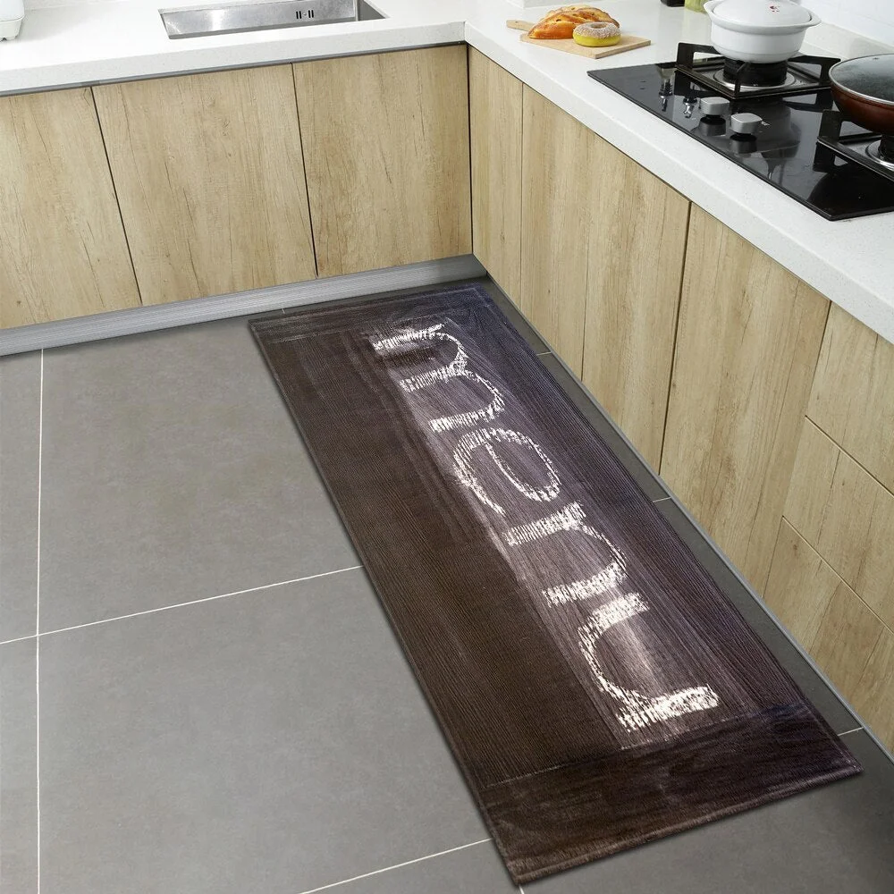 Nordic Kitchen Floor Mat Home Entrance Doormat Bedroom Living Room Decoration Long Carpet Hallway Balcony Bathroom Anti-Slip Rug