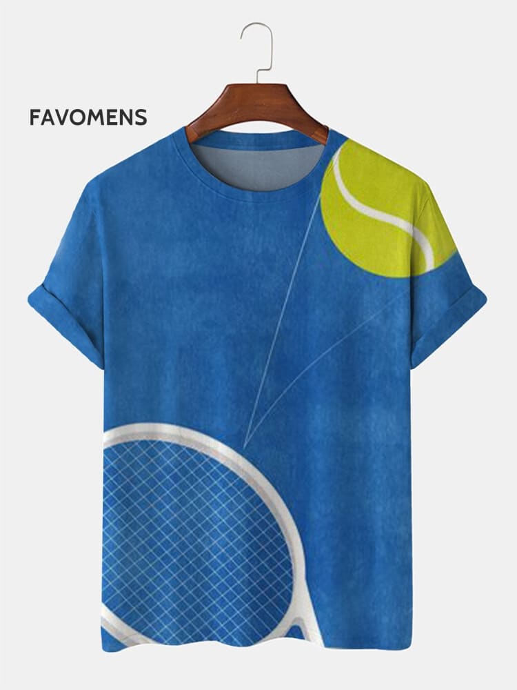 Sports Tennis T-Shirt Multicolor / S