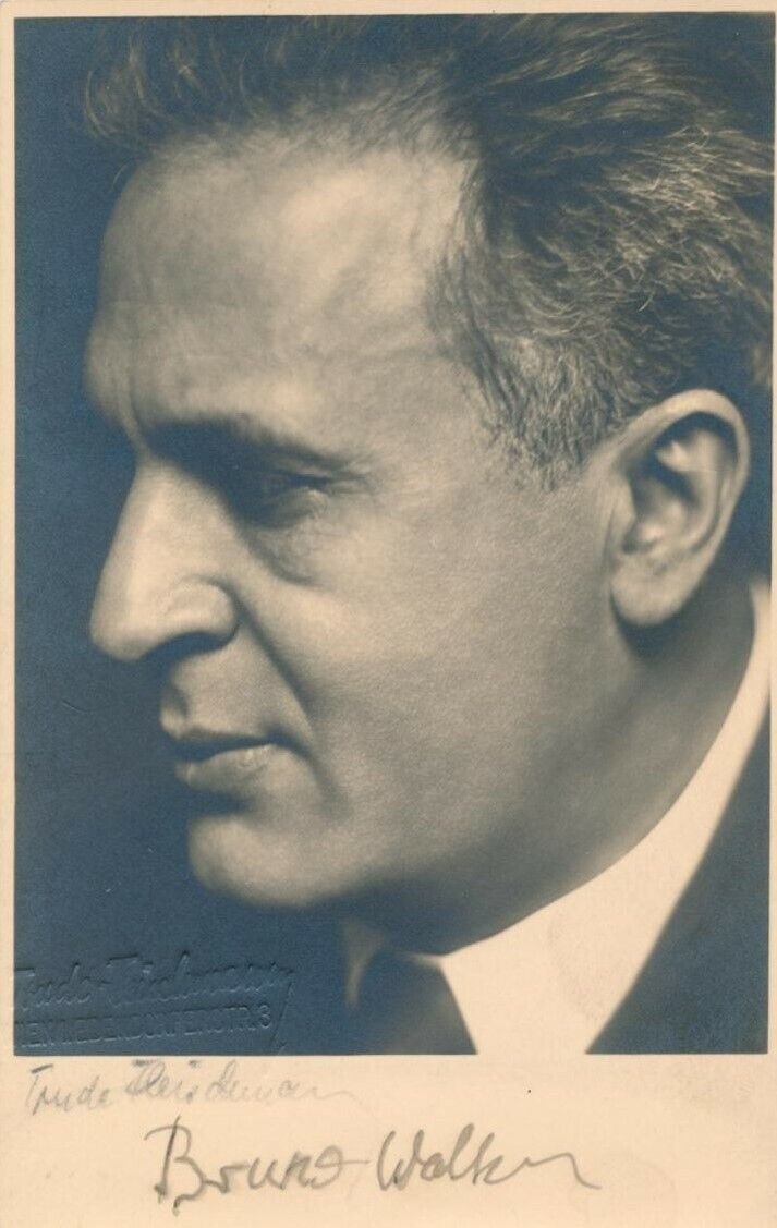 BRUNO WALTER Signed Photo Poster paintinggraph - Classical Conductor Pianist Composer - Preprint