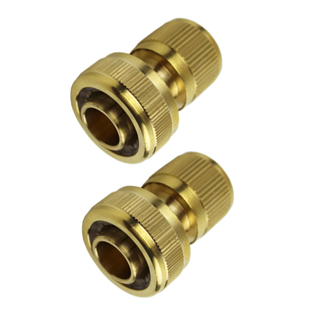 

3/4 inch Brass Hose Coupling Joint Garden Watering Tap Pipe Quick Connector, 501 Original