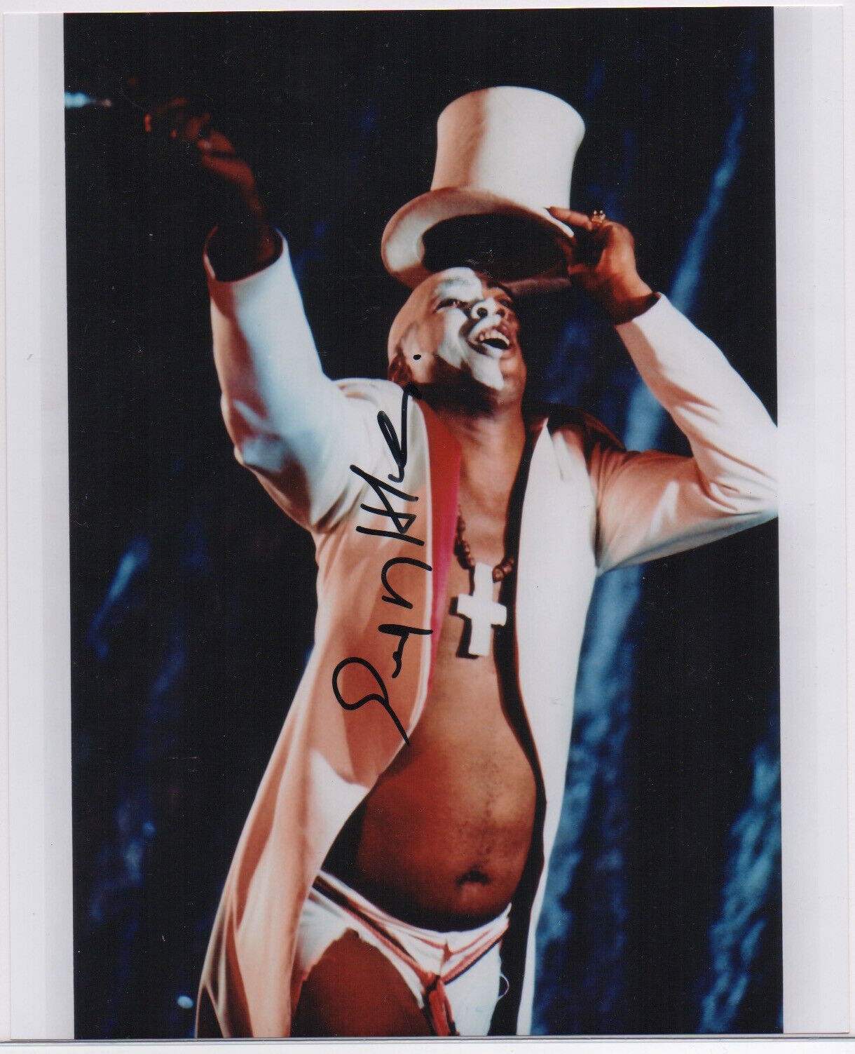 GEOFFREY HOLDER signed Live Let Die 8x10 Photo Poster painting AUTOGRAPH auto BAS Beckett Bond