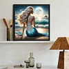 Diamond Painting -DIY Full Round Drill Mermaid(40*40 CM)