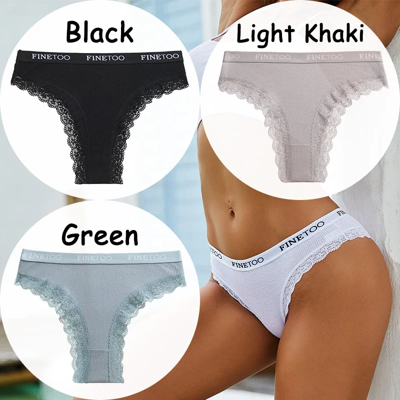 Billionm Lace Panties Women's Underwear Cotton Panties Sexy Lingerie Female Briefs Low-Waist Panty Girl Intimate Underpants