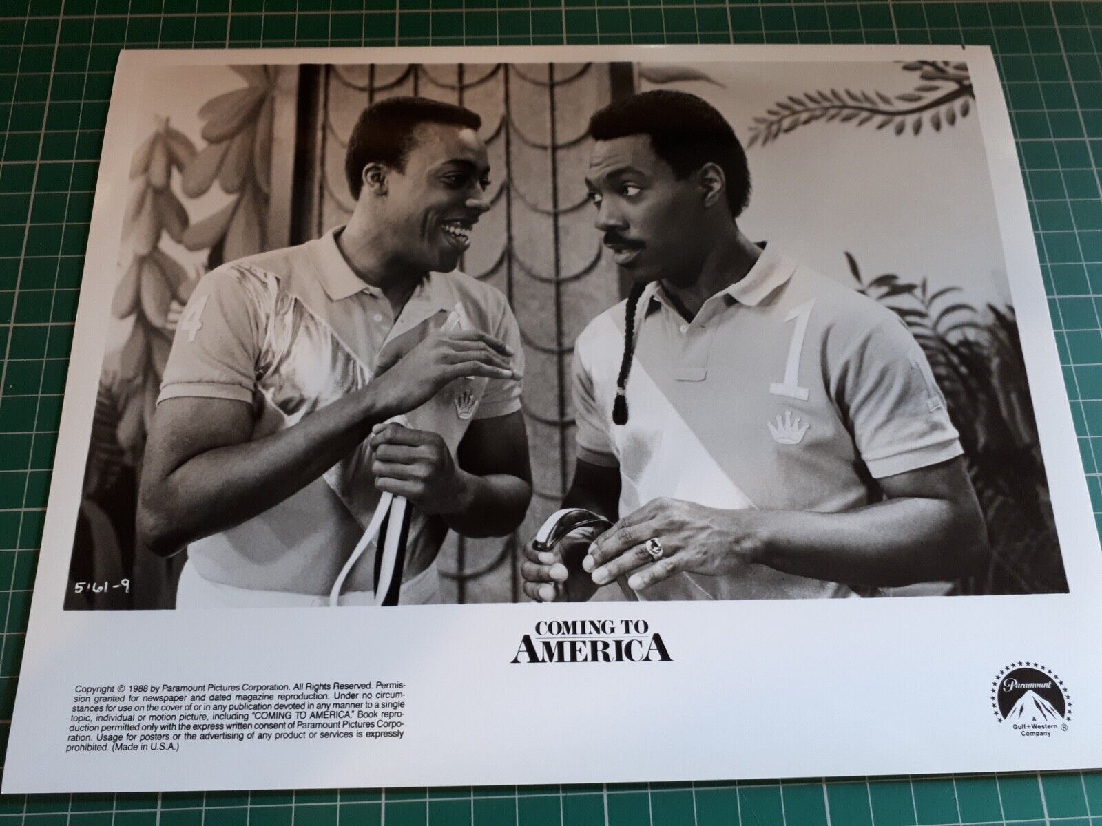 Coming to America original press Photo Poster paintinggraph Eddie Murphy James Earl Jones R