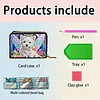 2pcs Dog Pattern Diamond Painting Fashion Card Holder Compact Coin Purse