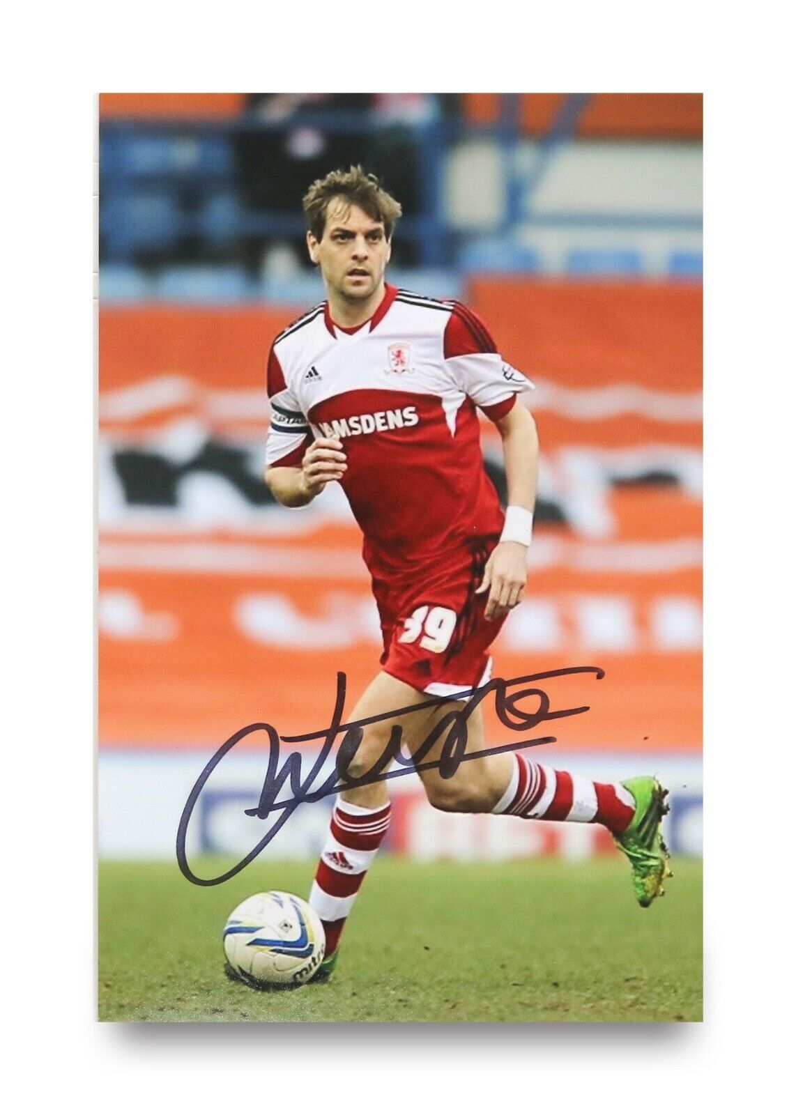 Jonathan Woodgate Signed 6x4 Photo Poster painting Middlesbrough Tottenham Hotspur Autograph+COA