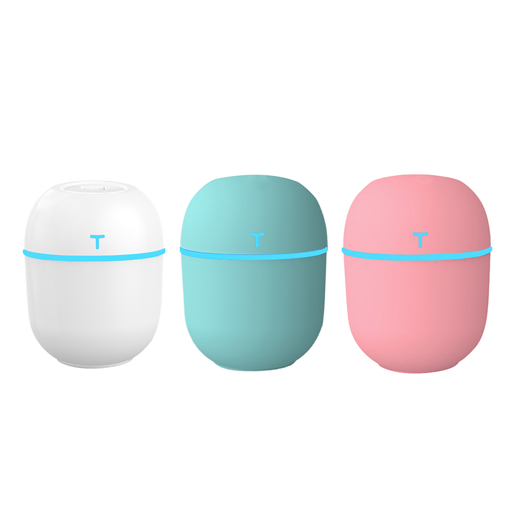 

J01 Mini Air Humidifier Portable Quiet Cool Mist Maker for Car Home Office, Blue, 501 Original
