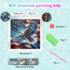 Diamond Painting-DIY Crystal Rhinestone Flag Eagle