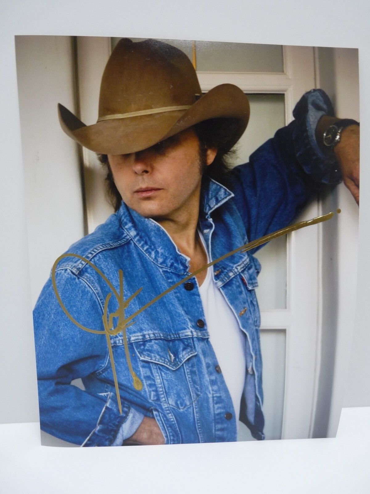 Dwight Yoakam Sexy Country Signed Autographed 11x14 Photo Poster painting PSA Guaranteed F5 READ