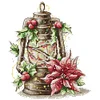 Christmas Oil Lamp-14CT Stamped Cross Stitch 22*26cm/8.66*10.24in