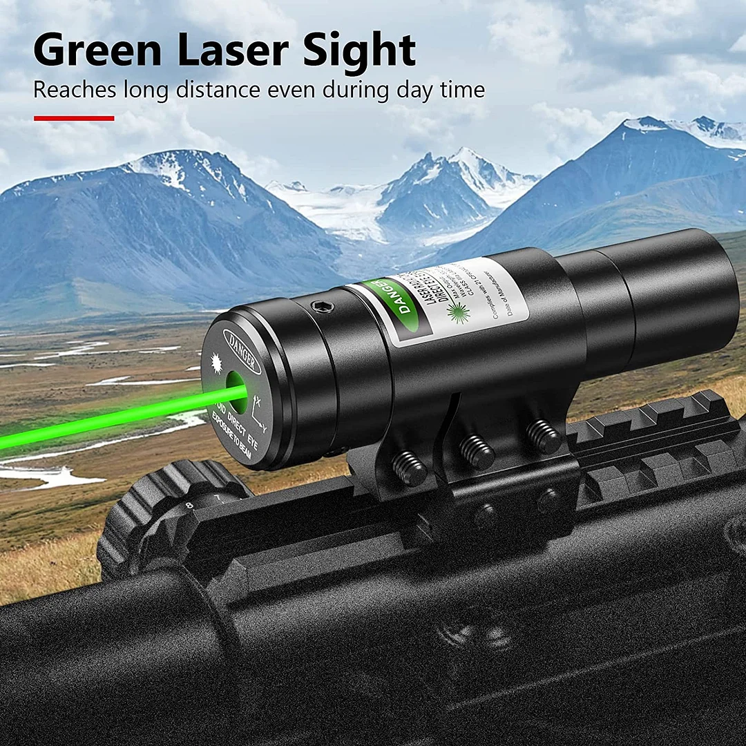 ohhunt® Combo 4-12x50EG Riflescope Dual Illuminated Optics & IIIA/2MW Green Laser Sight & 4 Holographic Reticle Red/Green Dot Sight & 20mm Scope Mount