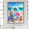 Diamond Painting-DIY Round Drill Beach(Round and Part AB Drill) (35*45CM)