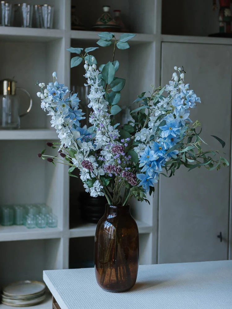 40 Seeds Baby Blue Larkspur Seeds