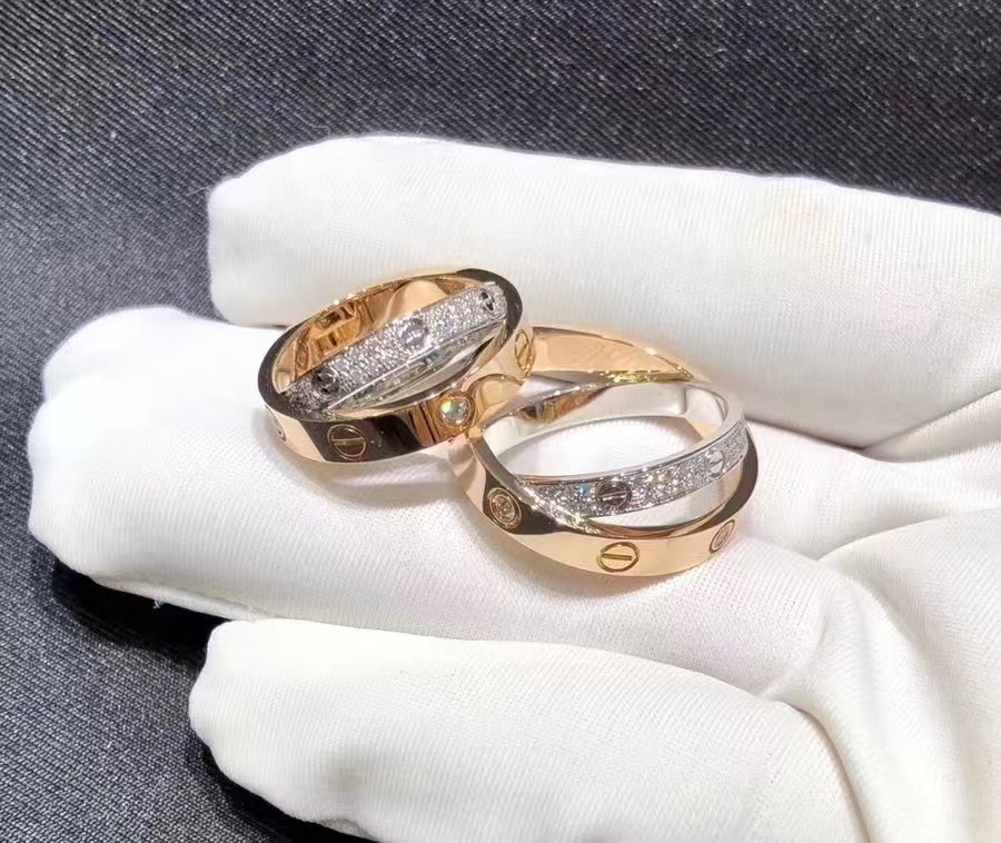 Buy replica Cartier LOVE Ring - Mixed Metal Color and replica jewelry from PICKS Jewelry