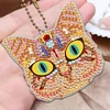 >SALE<5pcs DIY Rhinestone Pendant Handmade Bag Pendant Keyring Jewelry (Fairy Cats)