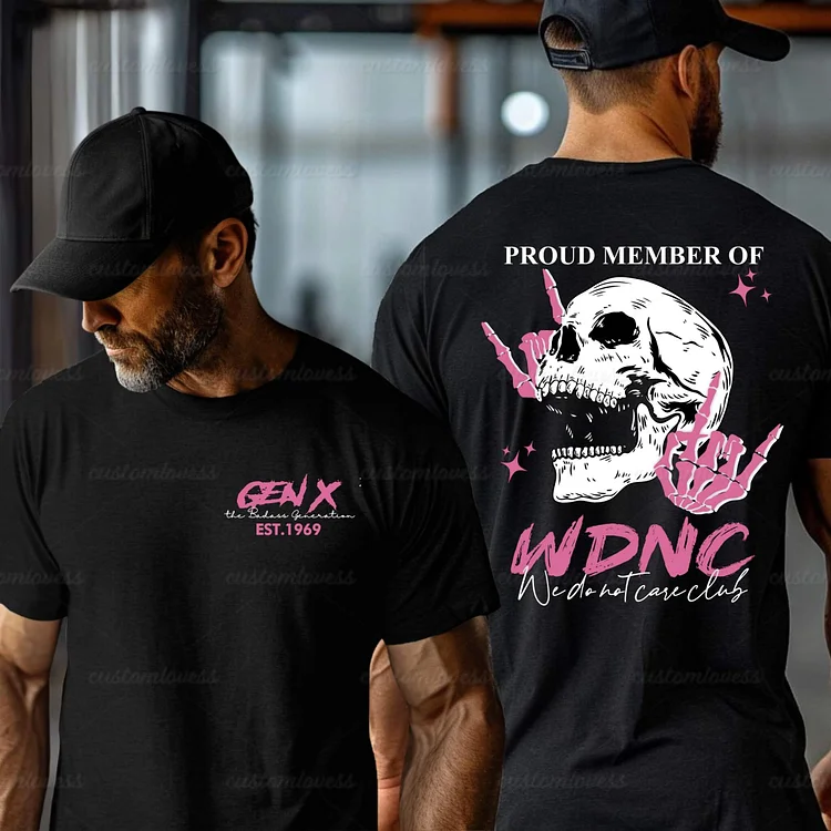 Custom Year Gen X WDNC T-shirt