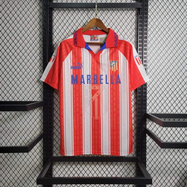 1995/1996 Atletico Madrid home retro jersey