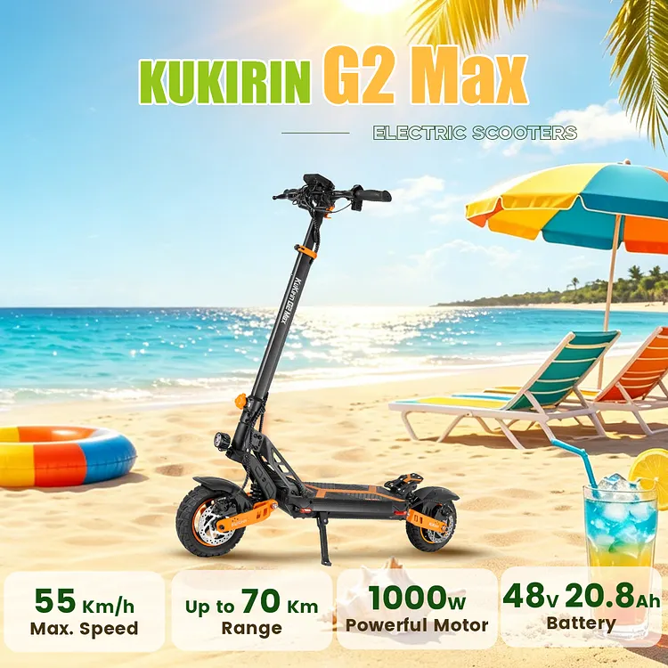 KUKIRIN G2 Max Electric Scooter | 960WH Power | 48V 20.8Ah Battery [Pre-Order]