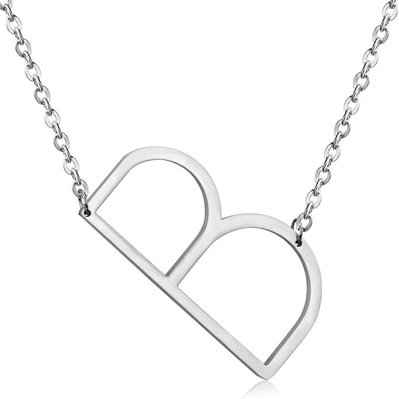 Stainless Steel Fashion Plating Letter Necklace