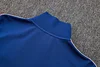 Joyfball 2025/2026 Kids Size Arsenal Half-Pull Training Suit Blue Football Shirt 1:1 Thai Quality