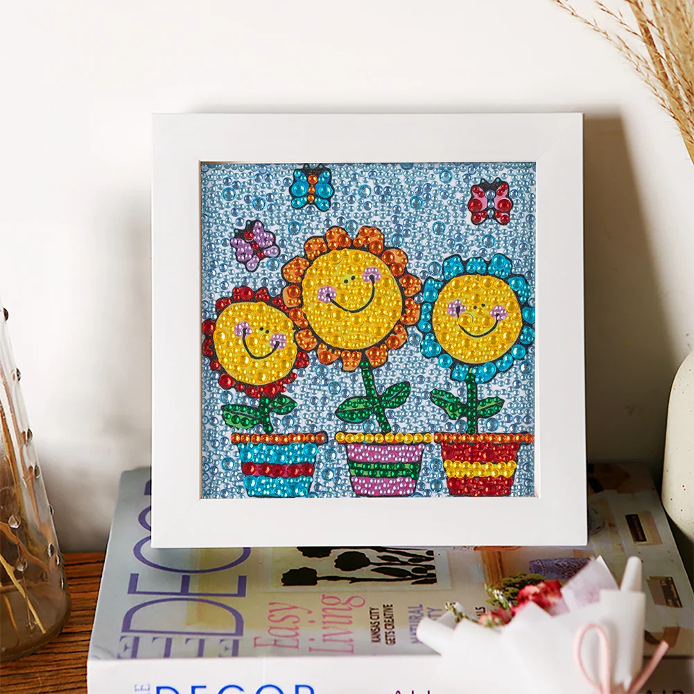 Diamond Painting - Full Crystal Rhinestone - Flower(18*18cm)【Without Frame】