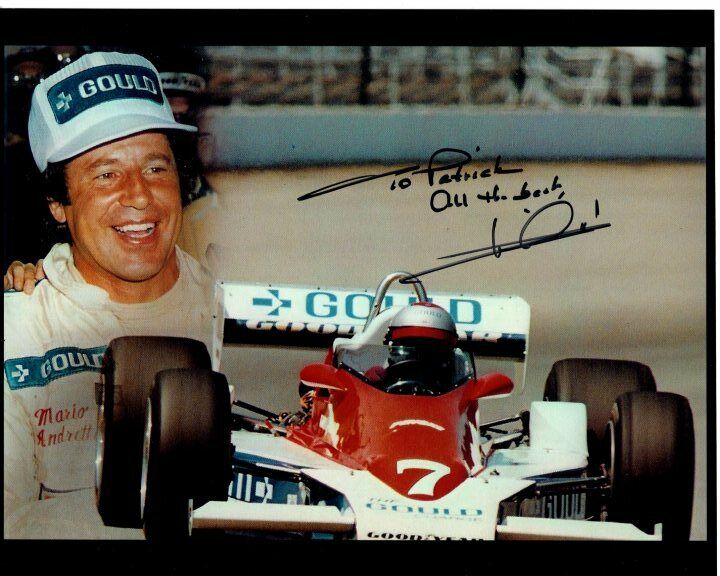 MARIO ANDRETTI Autographed Signed INDY Photo Poster paintinggraph - To Patrick