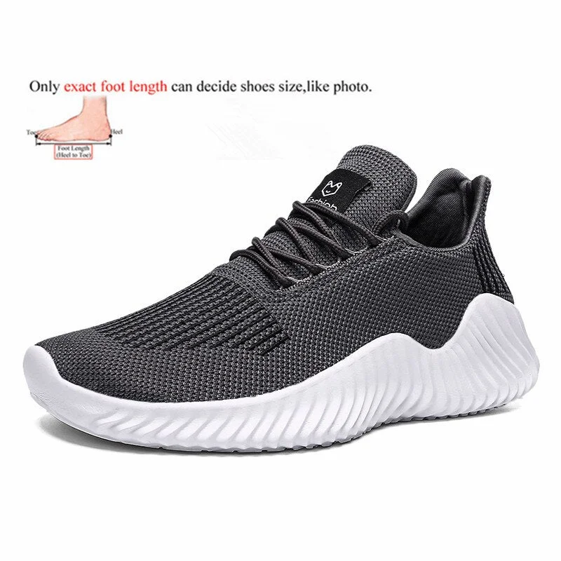 Fashion Casual Shoes Men Breathable Walking Shoes Lightweight Sneakers Black Footwear Men Lace Up Running Shoes Men Big Size 47