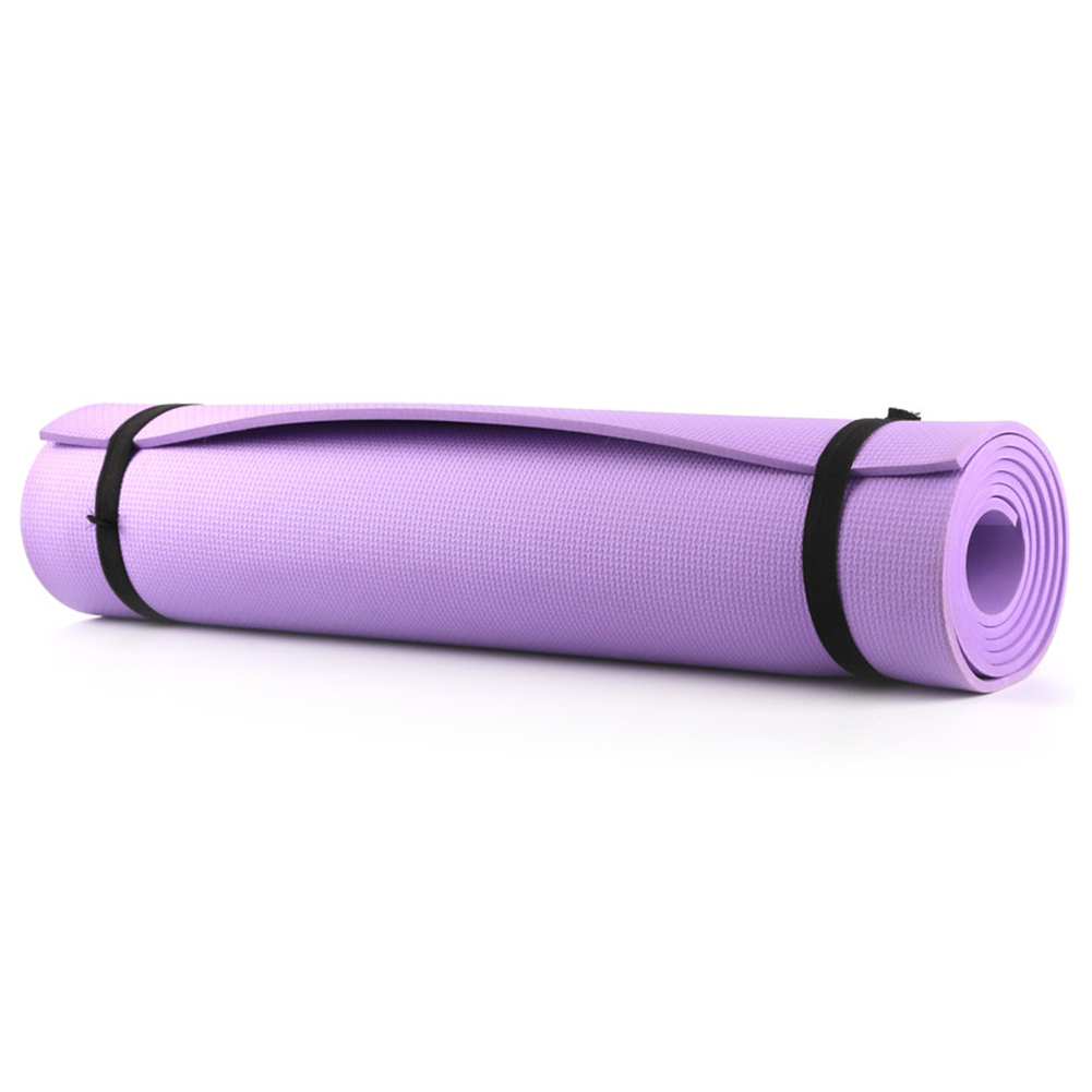 

4mm Thick EVA Yoga Mat All Purpose Non-Slip PilatesExercise Mat, Purple, 501 Original