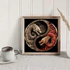 Dragon-11CT Stamped Cross Stitch Kit(40*40cm)