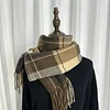 Autumn Winter Women Men Unisex Plaid Shawl Scarf
