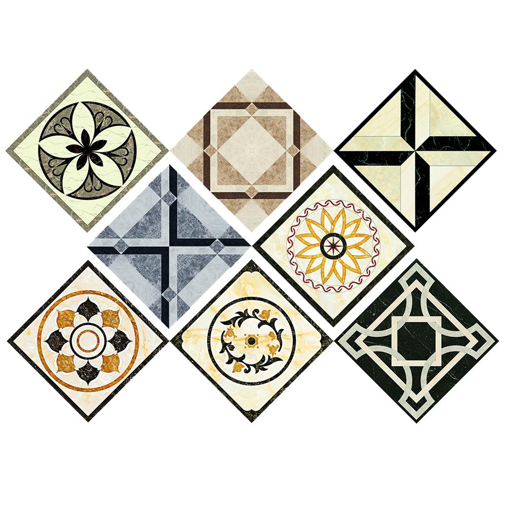 

10pcs 8x8cm DIY Waterproof Fluorescent PVC Ceramic Tile Diagonal Sticker, Yg-01, 501 Original