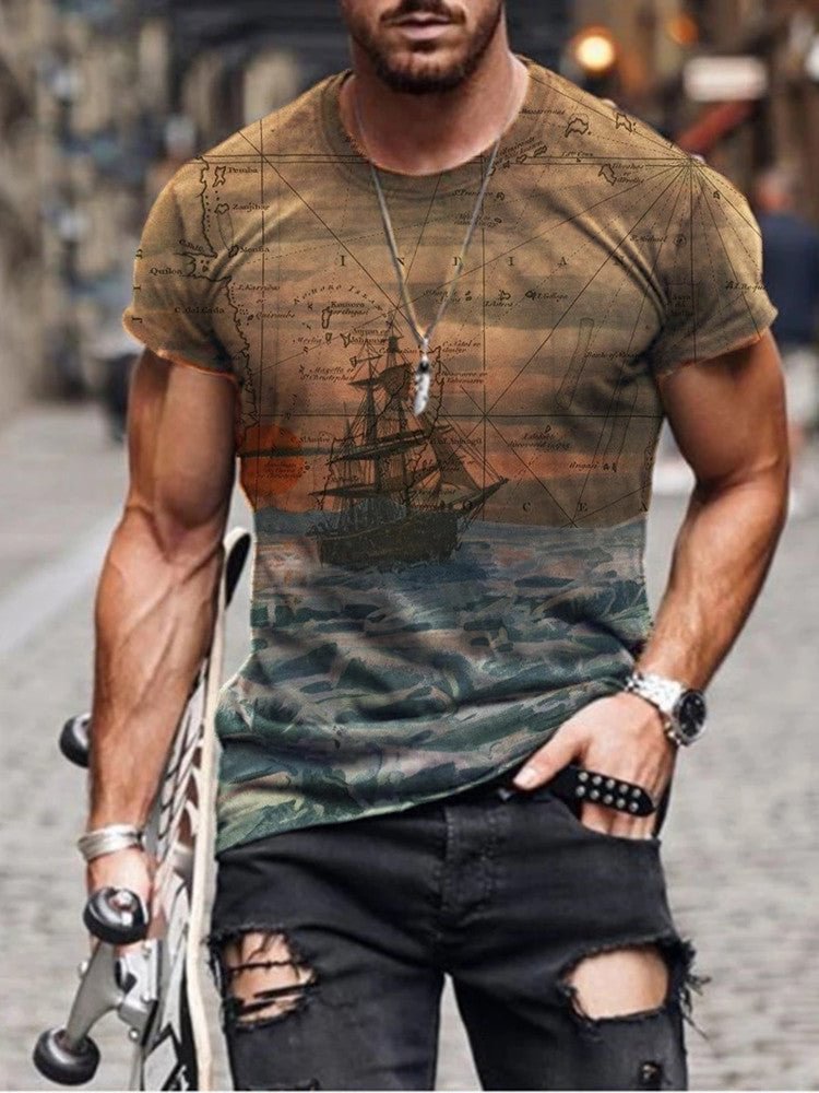 Men's Summer Casual Voyager T-Shirt