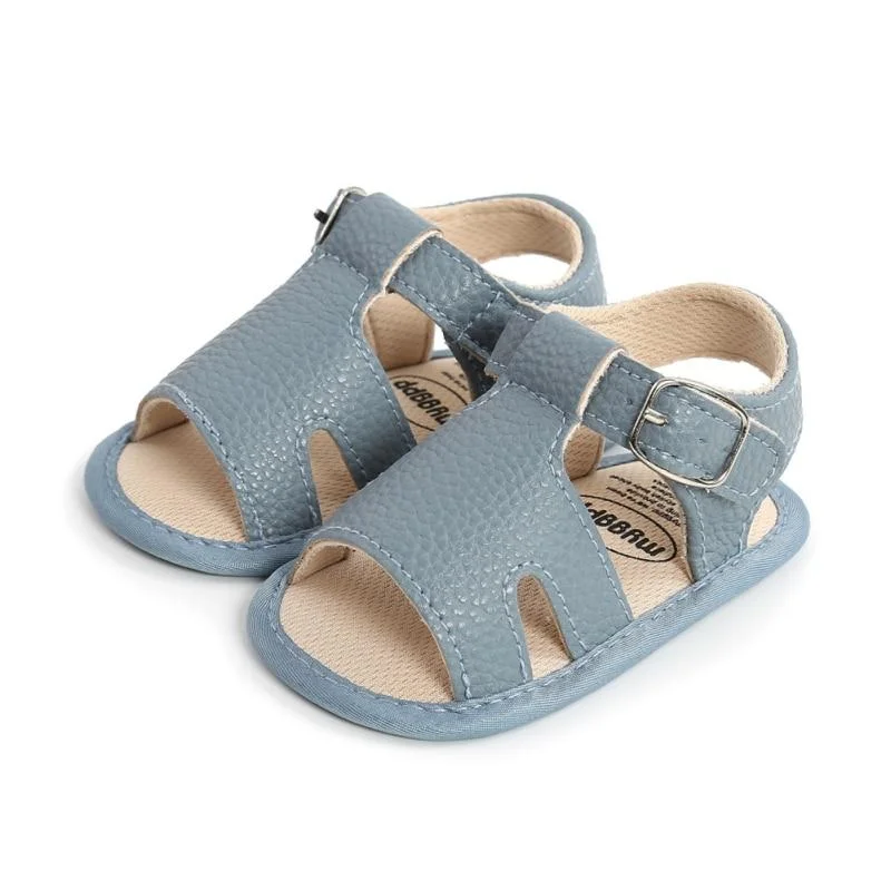 New Canvas PU Baby Non-Slip Sandals Child Summer Boys Fashion Sandals Sneakers Infant Shoes 0-18 Month Baby Shoes