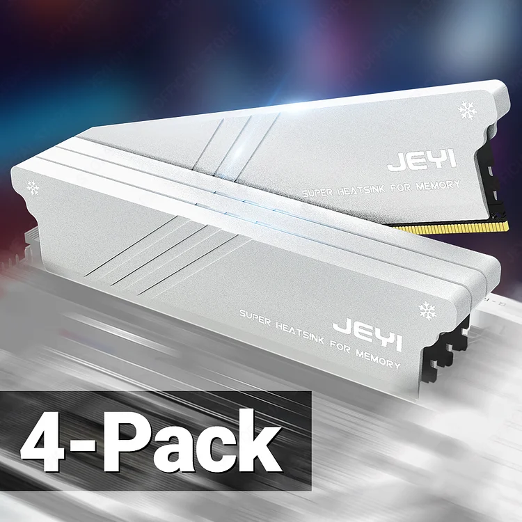 JEYI Memory RAM Heatsink With Thermal Pads - Thumbnail 4
