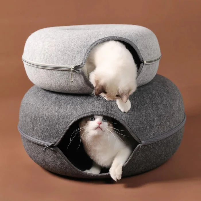 Felt Tunnel Cat Nest😻BUY 2 FREE SHIPPING