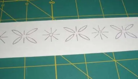 Prettydecals Using Iron-On Embroidery Patterns: Ironing On a Repeat Pattern