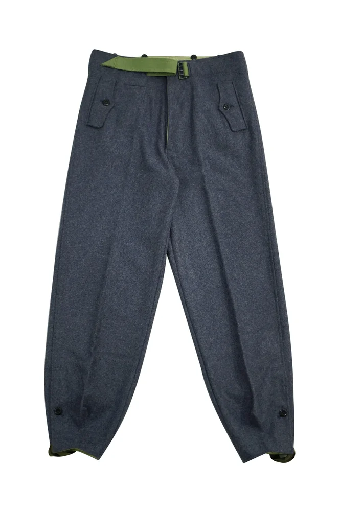   Luftwaffe German Blue Grey Wool Panzer Trousers German-Uniform