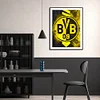 (Multi-Größe Rund/Vierkant) Fußball Borussia Dortmund - Volle Diamant Malerei