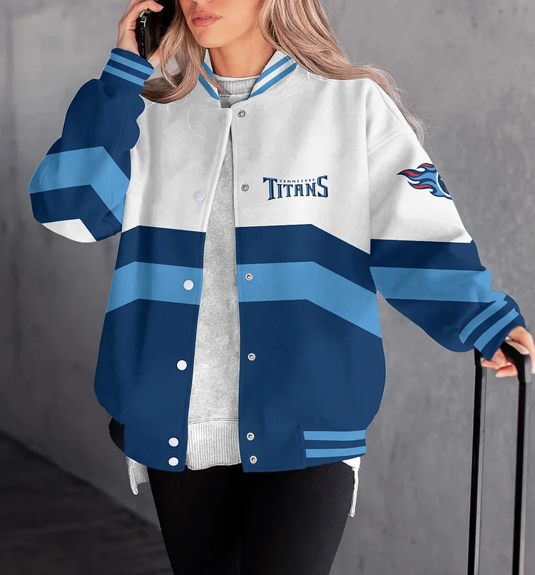 Tennessee Titans Women Limited Edition   Full-Snap  Casual Jacket