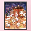 New Year Rabbit - 11CT Stamped Cross Stitch - 40*50cm