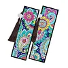 2pcs Creative DIY Diamond Painting Bookmark Special Leather Tassel Kits