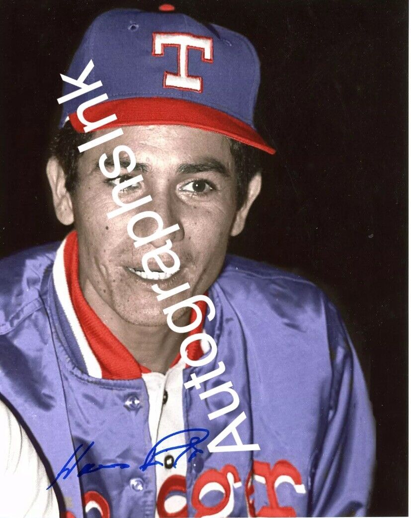 Horacio Pina Autographed 8x10 Texas Rangers#4