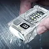 COB+SMD LED Outdoor Mini Flashlight Rotatable Power Display Hat Clip Work Light