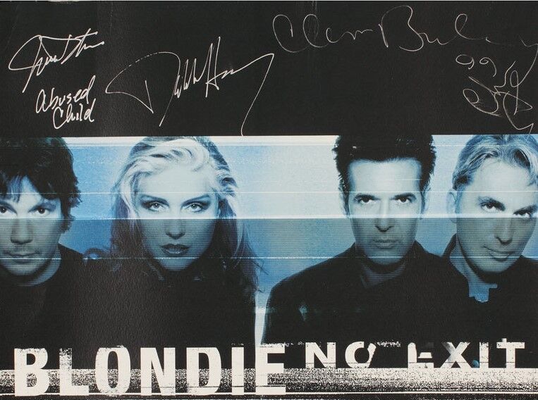 BLONDIE Signed 'No Exit' Photo Poster paintinggraph - Pop / Rock Band - preprint