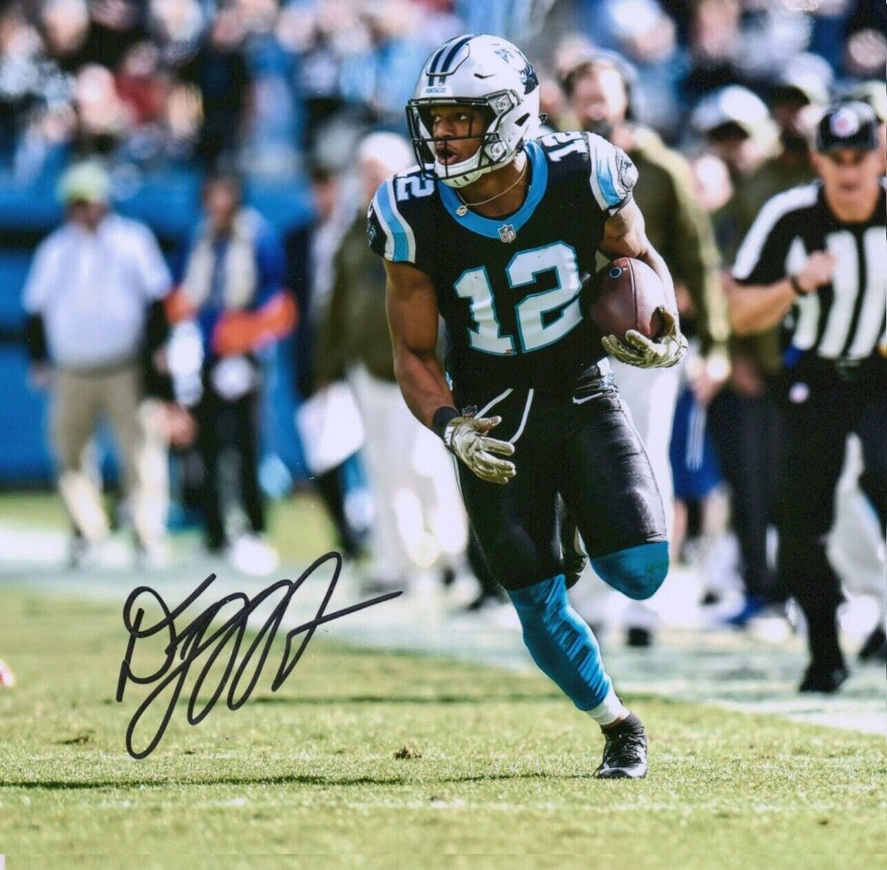 DJ Moore Autographed Signed 8x10 Photo Poster painting ( Panthers ) REPRINT