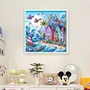 >SALE<Full Embroidery Eco-cotton Thread 11CT Printed Seaside World Cross Stitch50x50cm