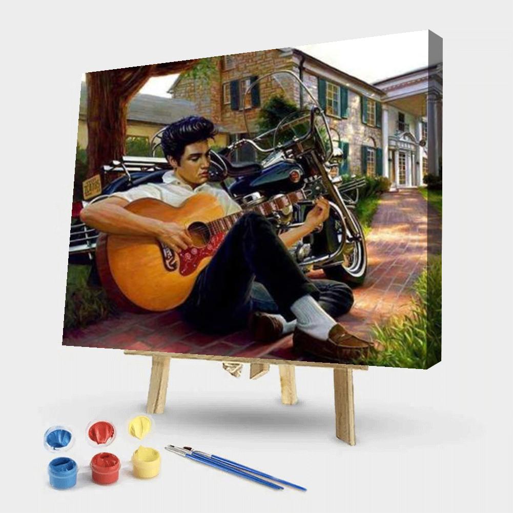 Elvis Presley - Painting By Numbers - 50*40CM gbfke