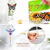 2pcs Butterfly Bird Diamond Painting Double-sided Crystal Window Suncatcher Craft Set Birthday Gifts Home Garden Decor Hanging Kit